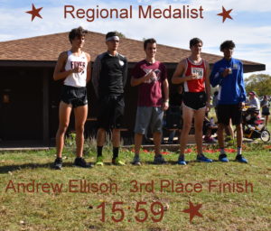 Andrew Ellison 3place Finish Regional