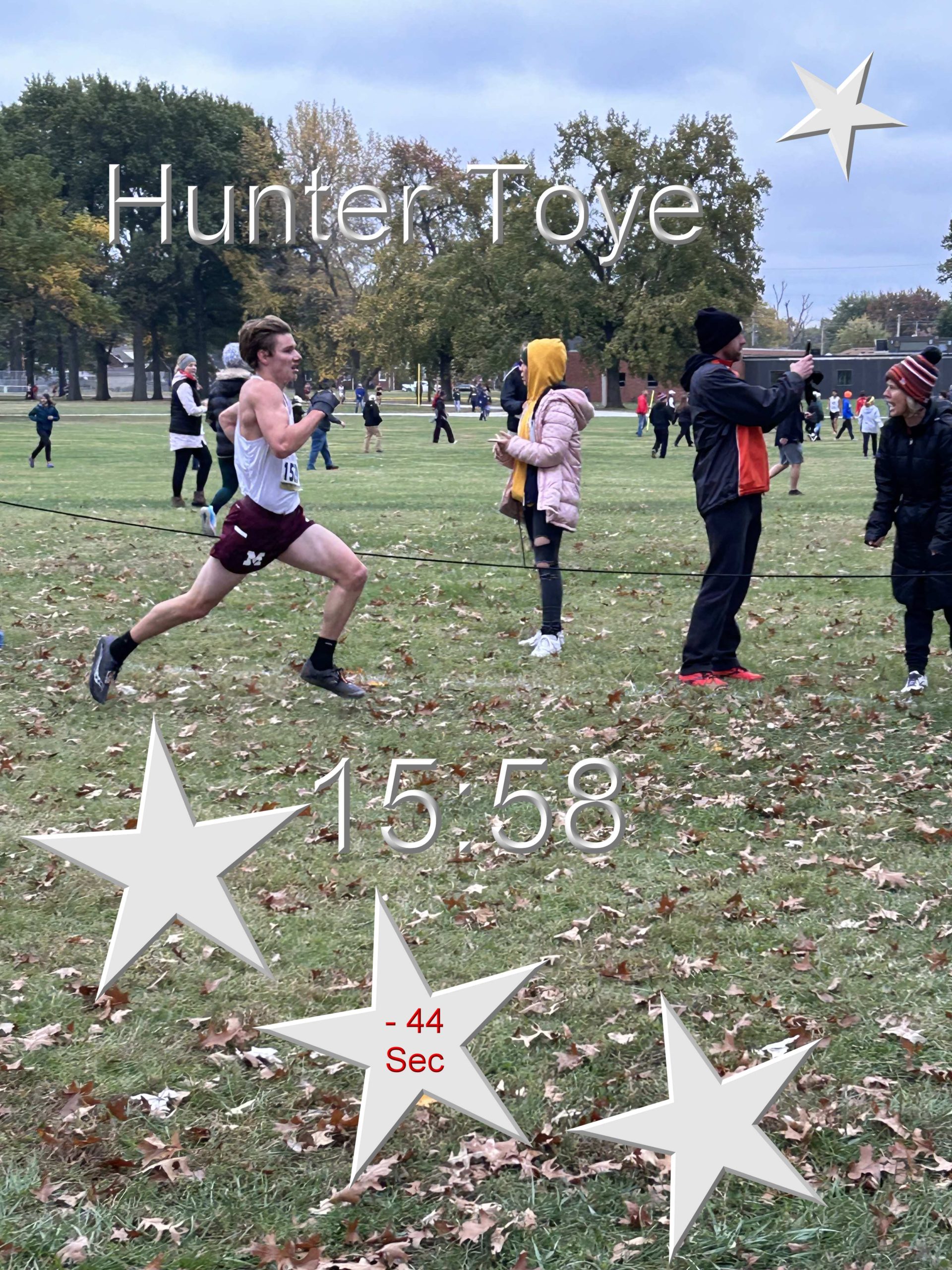 IHSA Sectional Championships (Granite City)  Hunter Toye * 15:58*